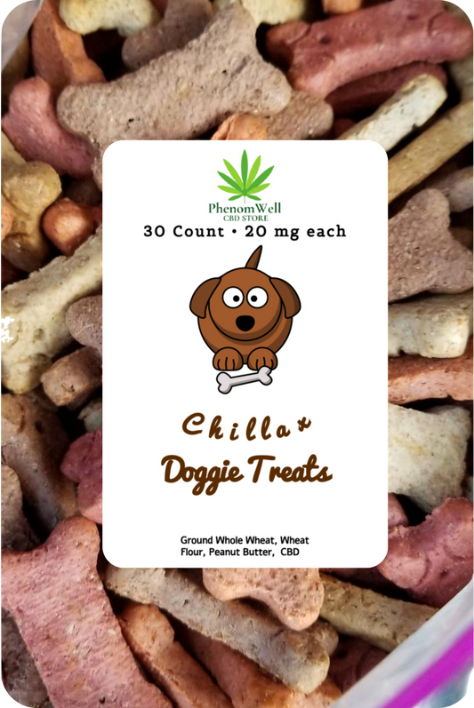 Chllax Dog Treats with 20mg CBD - PhenomWell CBD Store