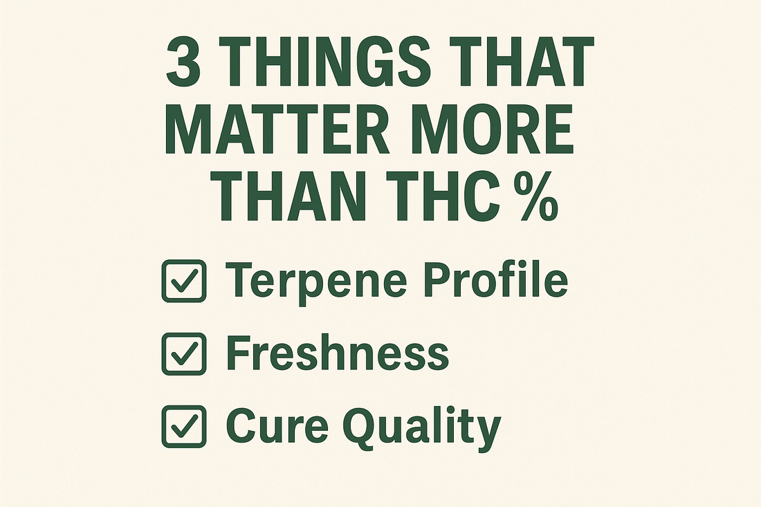 3 Things That Matter More Than THC % in THCA Flower