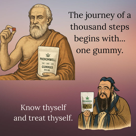 How to Chill Like a Philosopher: Ancient Wisdom Meets Your Local Dispensary