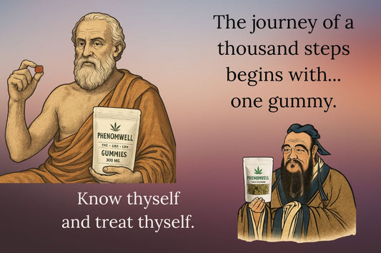 How to Chill Like a Philosopher: Ancient Wisdom Meets Your Local Dispensary