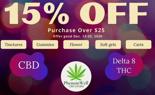 Better sleep - and 15 percent off - PhenomWell CBD Store