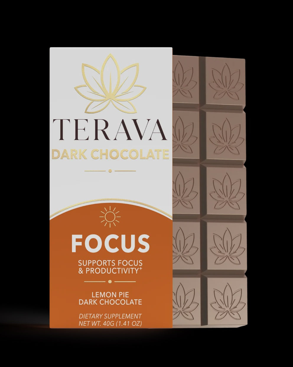 Focus Lemon Pie Dark Chocolate — Terava Ritual