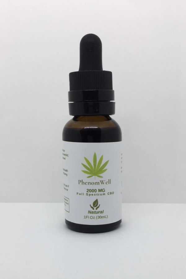 PhenomWell 2000mg Natural Full Spectrum Nano