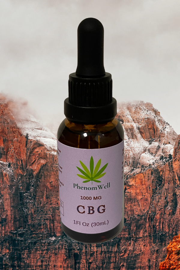 PhenomWell 1000mg CBG Tincture - PhenomWell CBD Store