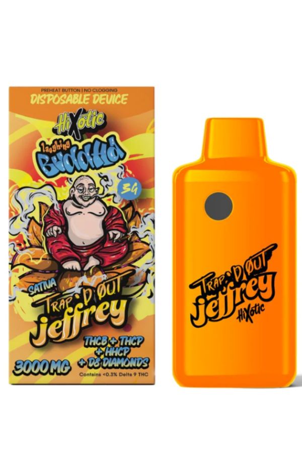 HiXotic Trap'd Out Jeffrey Disposable 3g - PhenomWell Hemp Dispensary HiXotic Trap'd Out Jeffrey Disposable 3g - PhenomWell Hemp Dispensary