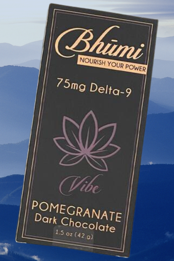 Bhumi's Pomegranate Dark Chocolate Bar - PhenomWell CBD Store