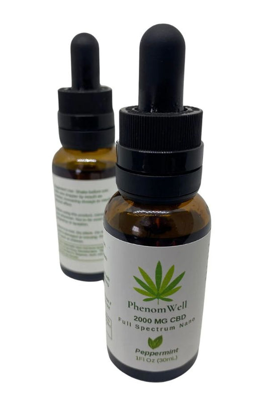 PhenomWell 2000mg Peppermint Full Spectrum Nano