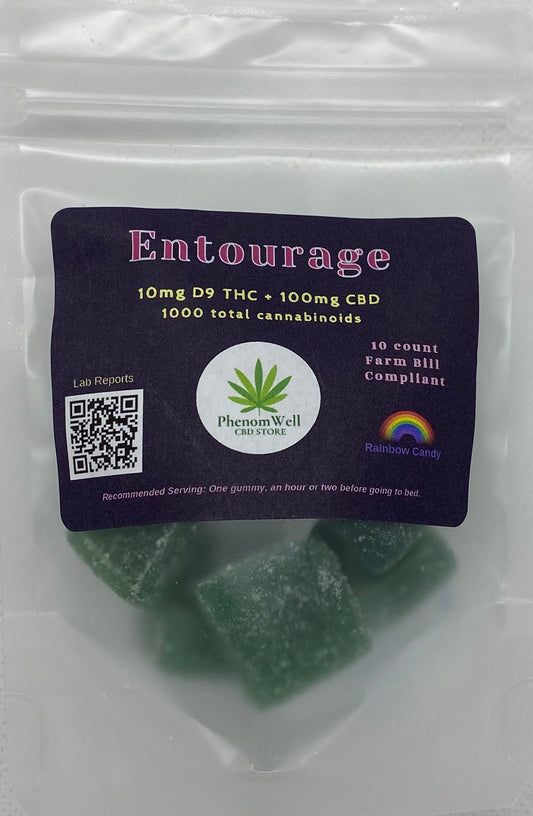 Entourage 10/100 - 10 Count - PhenomWell CBD Store