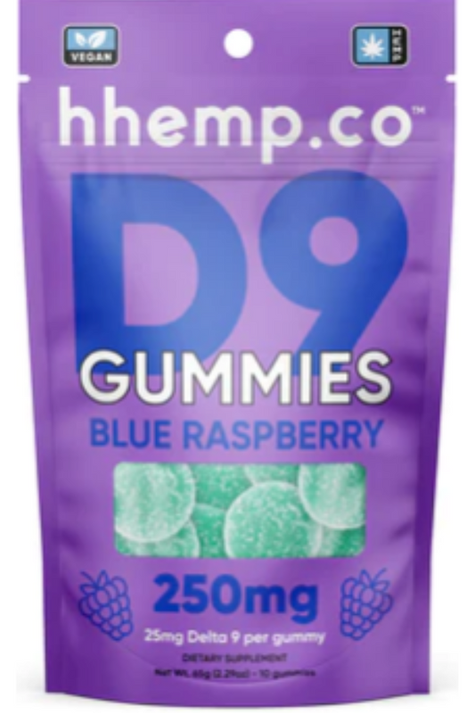 D9 25mg Gummies - hhemp