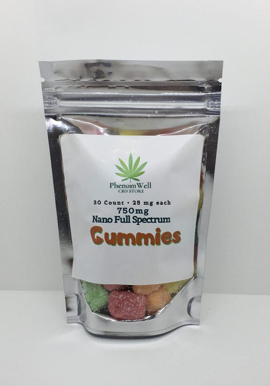 PhenomWell 25mg FS Gummies 30 Count - PhenomWell CBD Store