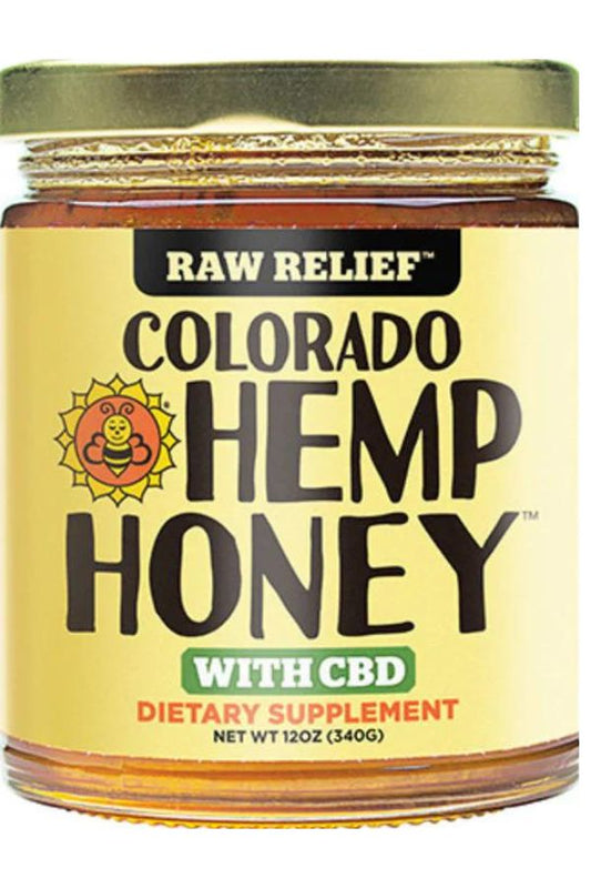 Colorado Hemp Honey - 6oz - Raw Relief - PhenomWell CBD Store
